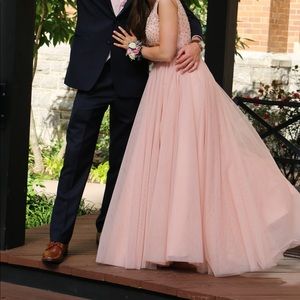 Blush Pink Prom Dress
